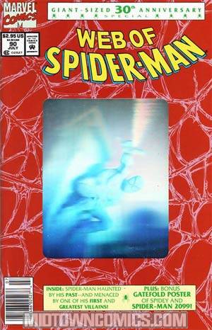 Web Of Spider-Man #90 Cover B 1st Ptg Silver Hologram Without Polybag