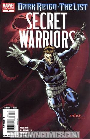 Dark Reign The List Part 4 Secret Warriors Cover A 1st Ptg Regular Ed McGuinness Cover