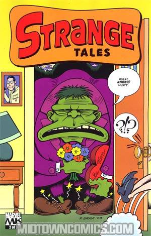 Strange Tales (Indie Anthology) #2 Regular Peter Bagge Green Hulk Cover