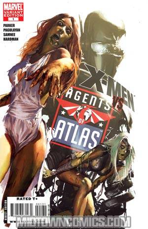 X-Men vs Agents Of Atlas #1 Incentive Gerald Parel Zombie Variant Cover Recommended Back Issues