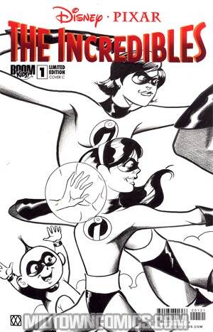 Disney Pixars Incredibles #1 Cover C Incentive Variant Cover