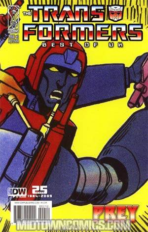 Transformers Best Of UK Prey #3 Incentive Retro Art Variant Cover