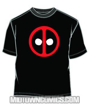 Deadpool Icon Black T-Shirt Large