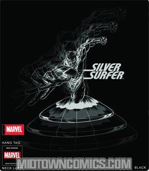 Silver Surfer Solar Logo Black T-Shirt Large