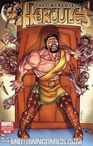 Incredible Hercules #136 Cover B Incentive Salvador Espin Zombie Variant Cover