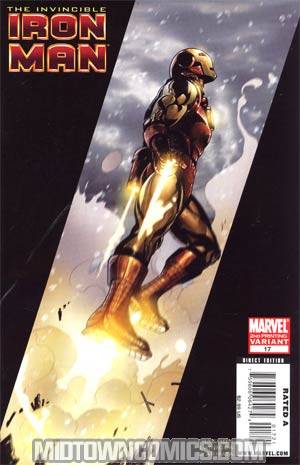 Invincible Iron Man #17 Cover B 2nd Ptg Salvador Larroca Variant Cover (Dark Reign Tie-In)