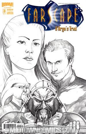 Farscape Dargos Trial #3 Incentive Sketch Variant Cover