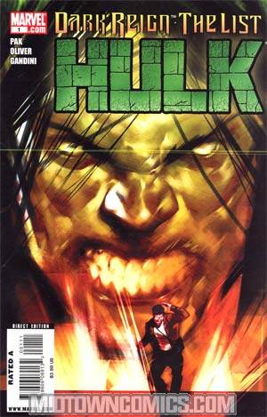 Dark Reign The List Part 5 Hulk Cover A 1st Ptg Regular Ben Oliver Cover