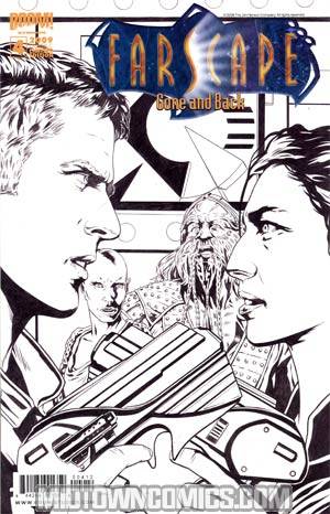 Farscape Gone & Back #4 Incentive Sketch Variant Cover