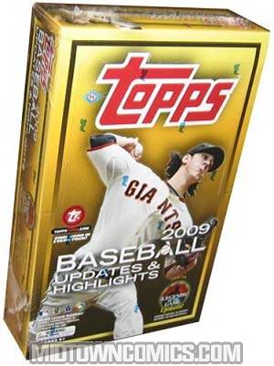 Topps 2009 Updates & Highlights MLB Hobby Trading Cards Box