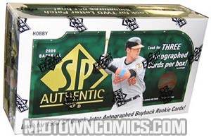 Upper Deck 2009 SP Authentic MLB Trading Cards Box