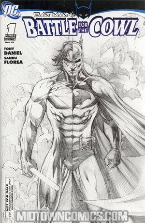Batman Battle For The Cowl #1 Cover C Incentive Retailer Summit Tony Daniel Sketch Cover