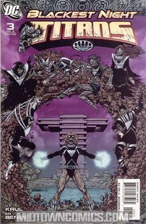 Blackest Night Titans #3 Cover B Incentive George Perez Variant Cover