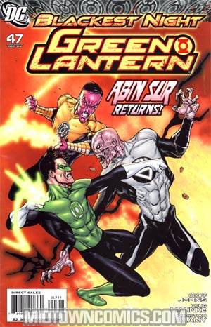 Green Lantern Vol 4 #47 Cover A Regular Doug Mahnke Cover (Blackest Night Tie-In)