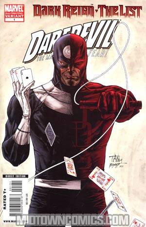 Dark Reign The List Part 2 Daredevil Cover C 2nd Ptg Variant Cover