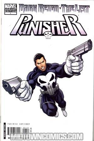 Dark Reign The List Part 6 Punisher Cover B Incentive Frank Cho Hero Variant Cover