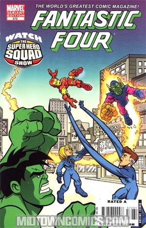 Fantastic Four Vol 3 #572 Cover C Incentive Super Hero Squad Variant Cover