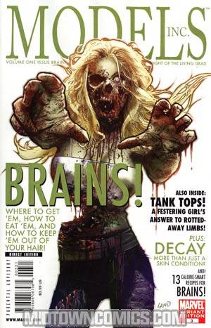 Models Inc #3 Variant Greg Land Zombie Cover