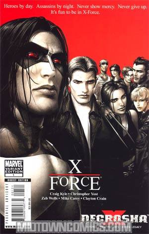X Necrosha One Shot Cover B Incentive Clayton Crain Variant Cover