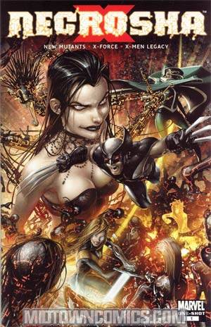 X Necrosha One Shot Cover A 1st Ptg Regular Clayton Crain Cover