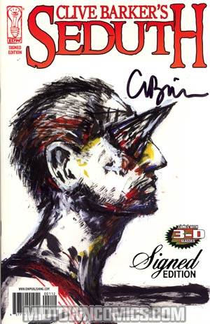 Clive Barkers Seduth 3-D One Shot Incentive Signed By Clive Barker