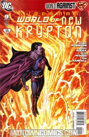 Superman World Of New Krypton #9 Incentive Mark Buckingham Variant Cover