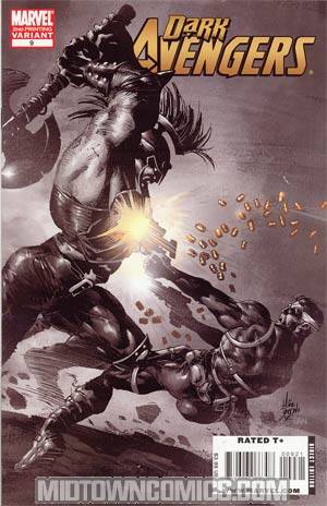 Dark Avengers #9 Cover B 2nd Ptg Variant Cover (Dark Reign Tie-In)