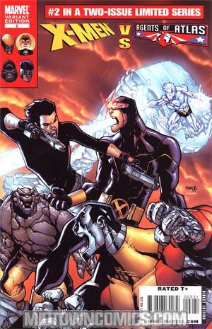 X-Men vs Agents Of Atlas #2 Incentive Humberto Ramos Variant Cover