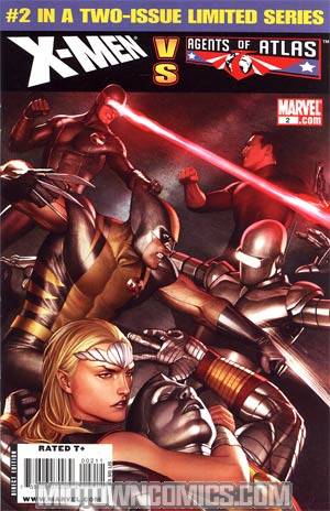 X-Men vs Agents Of Atlas #2 Regular Adi Granov Cover