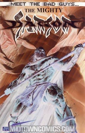 Project Superpowers Meet The Bad Guys #3 Cover B Incentive Alex Ross Negative Art Cover