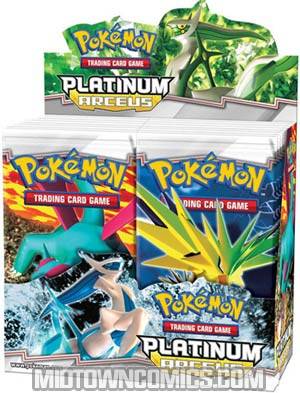 Pokemon Platinum Arceus Booster Display