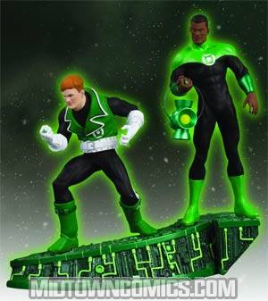 Green Lantern Legacies Multi-Part Statue Part 3 John Stewart And Guy Gardner