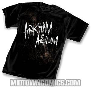Arkham Asylum Logo T-Shirt Large