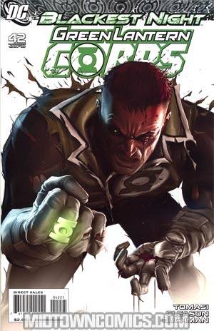 Green Lantern Corps Vol 2 #42 Cover B Incentive Greg Horn Variant Cover (Blackest Night Tie-In)