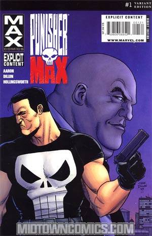Punisher MAX Vol 2 #1 Cover B Incentive Steve Dillon Variant Cover