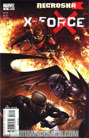 X-Force Vol 3 #21 1st Ptg Regular Clayton Crain Cover (X Necrosha Tie-In)