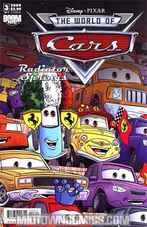 Disney Pixars World Of Cars Radiator Springs #3 Cover B