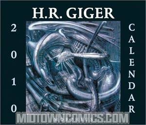 H.R. Giger 2010 14x12 Inch Wall Calendar