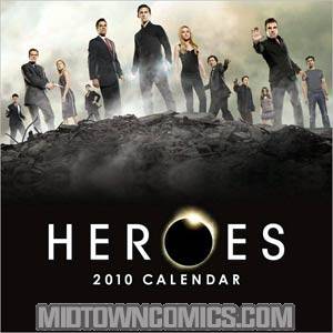 Heroes 2010 12x12 Inch Wall Calendar