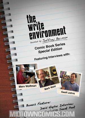 Write Environment Comic Book Series Special Edition DVD
