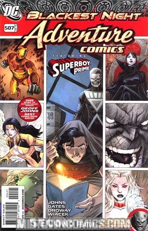 Adventure Comics Vol 2 #4 Cover B Incentive Adventure Comics 507 Francis Manapul Variant Cover (Blackest Night Tie-In)