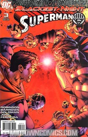 Blackest Night Superman #3 Cover C 2nd Ptg
