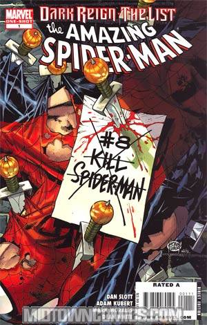 Dark Reign The List Part 8 Amazing Spider-Man Cover A Regular Adam Kubert Cover