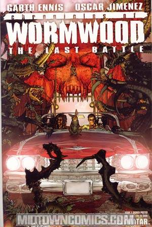 Garth Ennis Chronicles Of Wormwood Last Battle #1 Signed Poster Edition