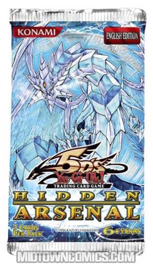 Yu-Gi-Oh 5Ds Hidden Arsenal Booster Display