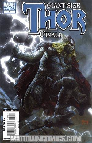 Thor Giant-Size Finale Cover C Incentive David Finch Variant Cover