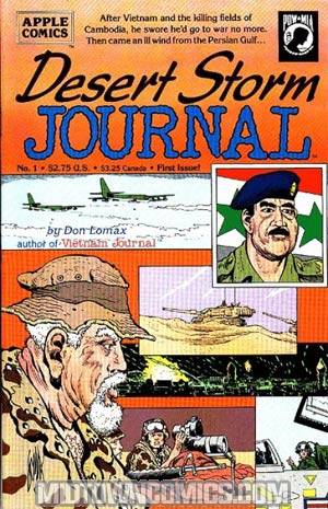 Desert Storm Journal #1 Saddam Hussein Cover