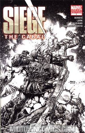 Siege The Cabal Cover C Incentive David Finch Sketch Cover