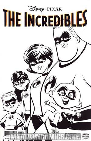 Disney Pixars Incredibles #3 Cover C Incentive Variant Cover