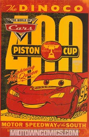 Disney Pixars World Of Cars The Rookie #1 Cover D Piston Cup Program Holofoil Variant Cover